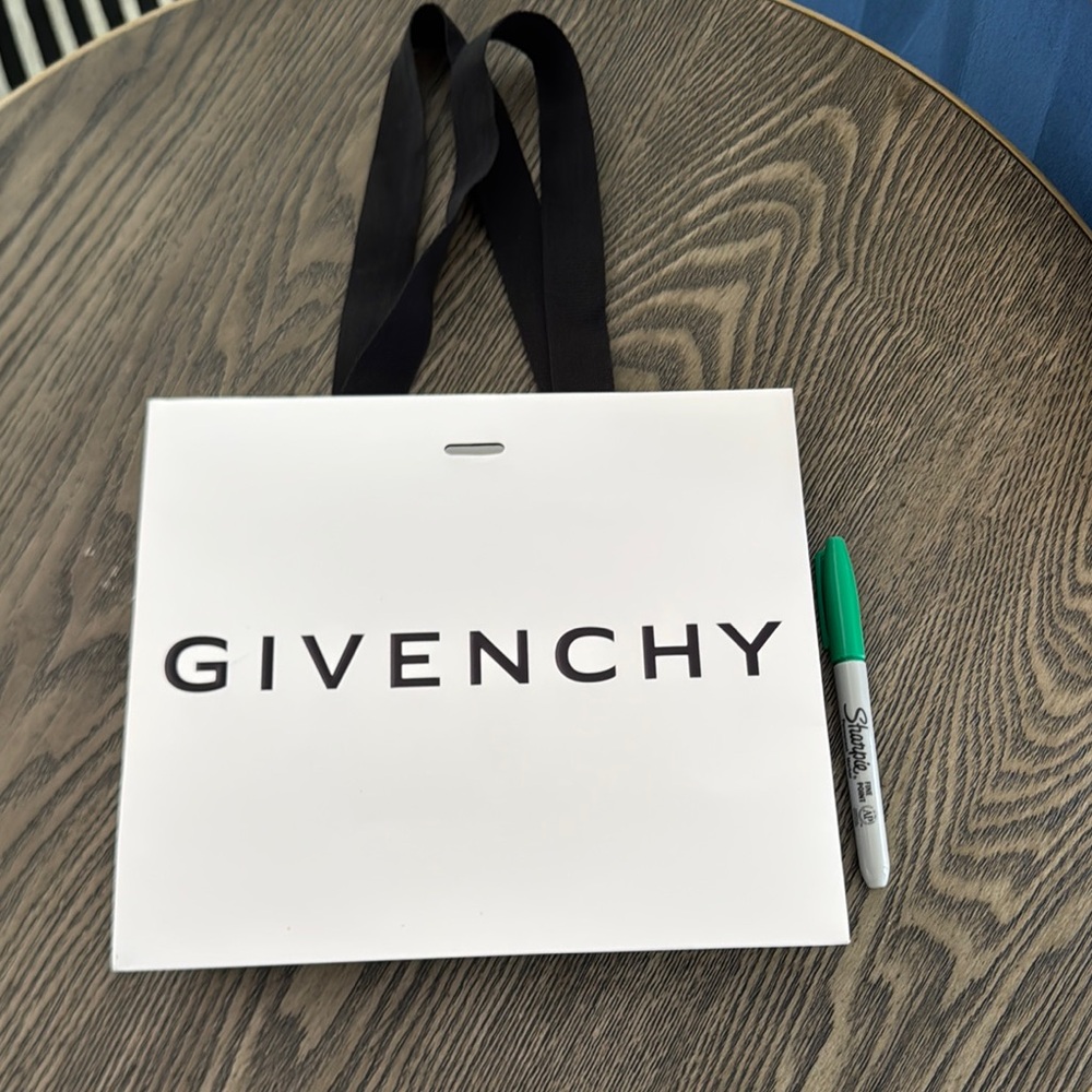 Givenchy White Shopping Bag